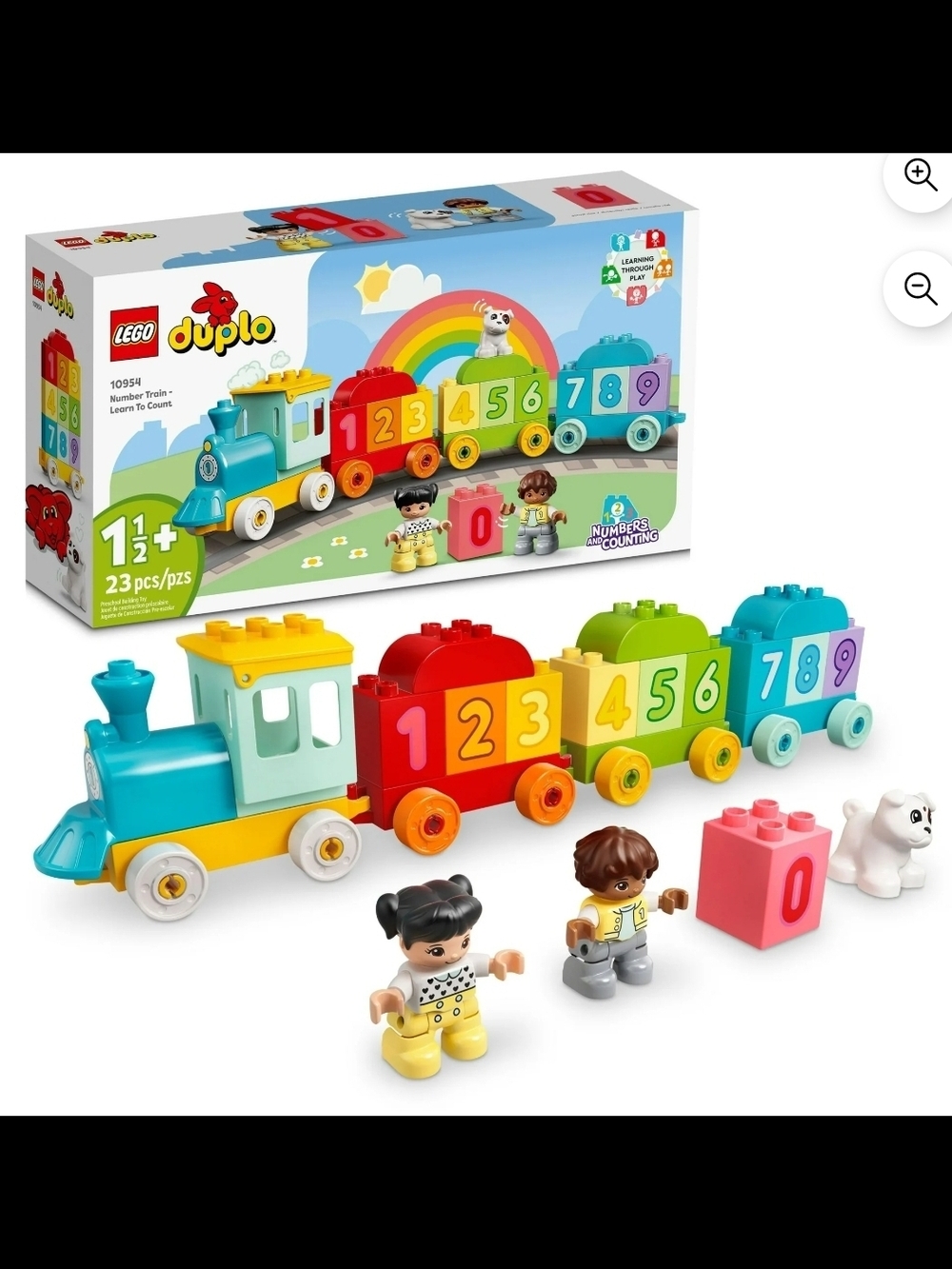 Number Train Toy - Colorful Counting Train for Kids